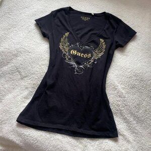 Vintage Guess Heart & Wings Tee